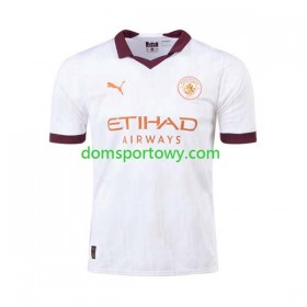 Koszulka Manchester City Wyjazdowe Koszulki Piłkarskie 2023-2024 Krótki Rękaw